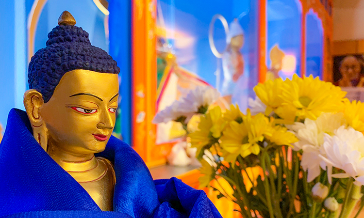 Medicine Buddha at Maitripa College Jokhang
